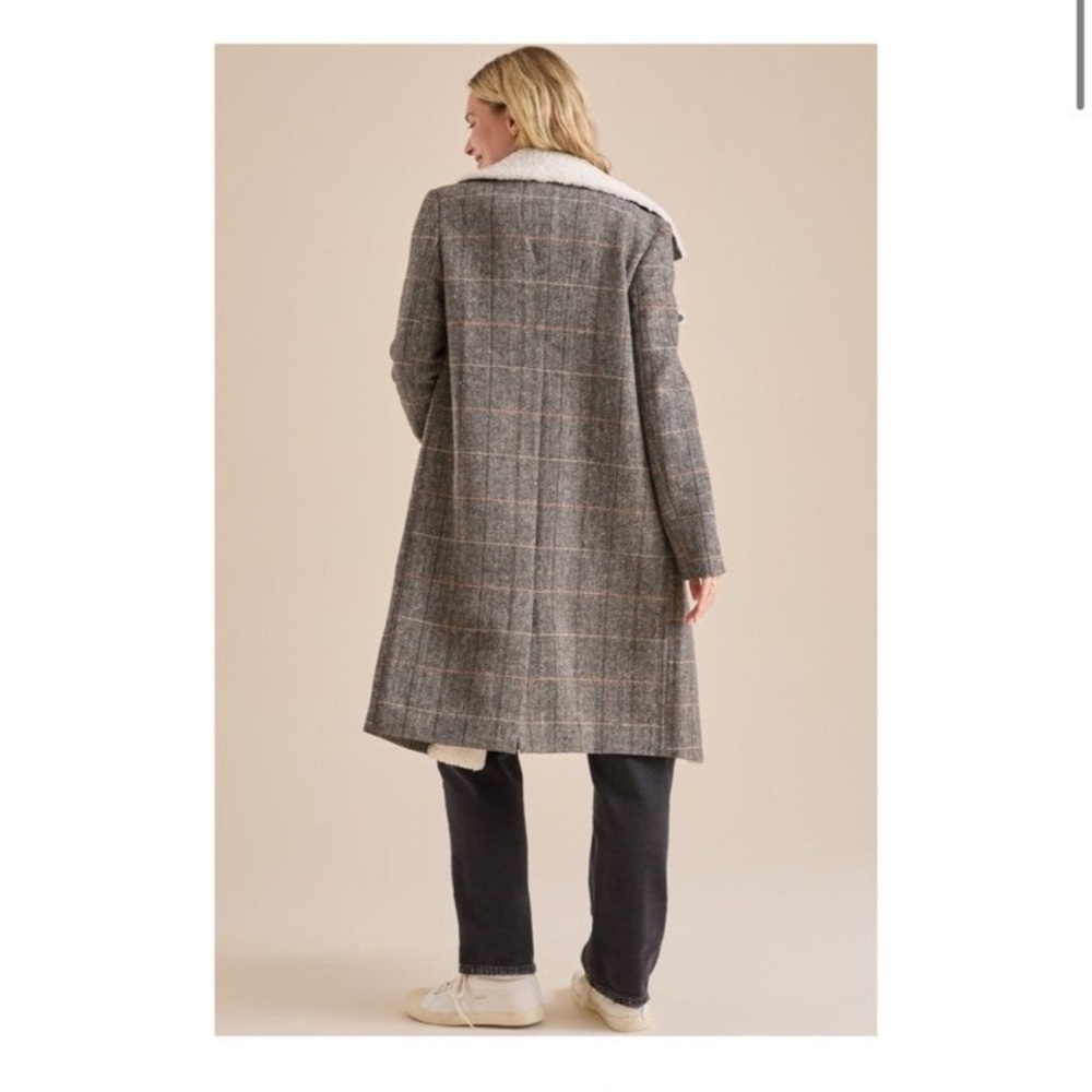 NWOT Altar’d state Opal Plaid Coat - Picture 4 of 10